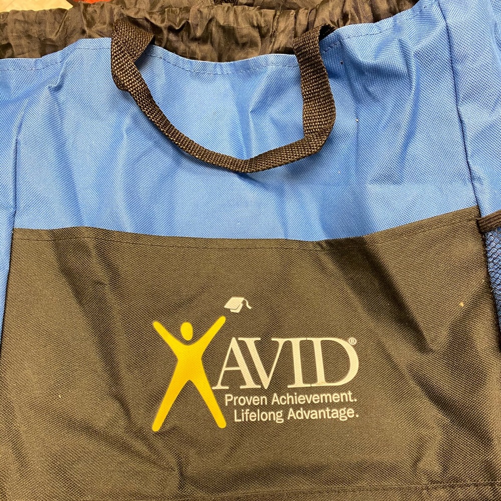AVID conference bookbag